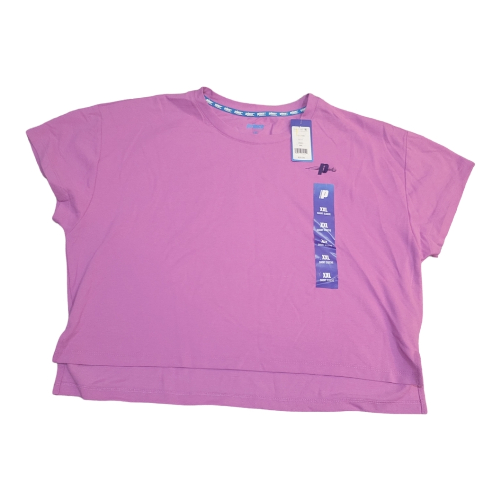 NWT‎ Prince Pickleball Women's Purple Crop T-Shirt Size XXL